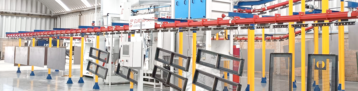 Línea de pintura automática.